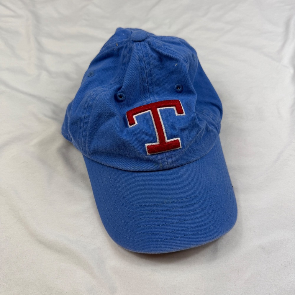 American Needle Texas Rangers Cooperstown Collection Blue Hat Adjustable Dad Cap